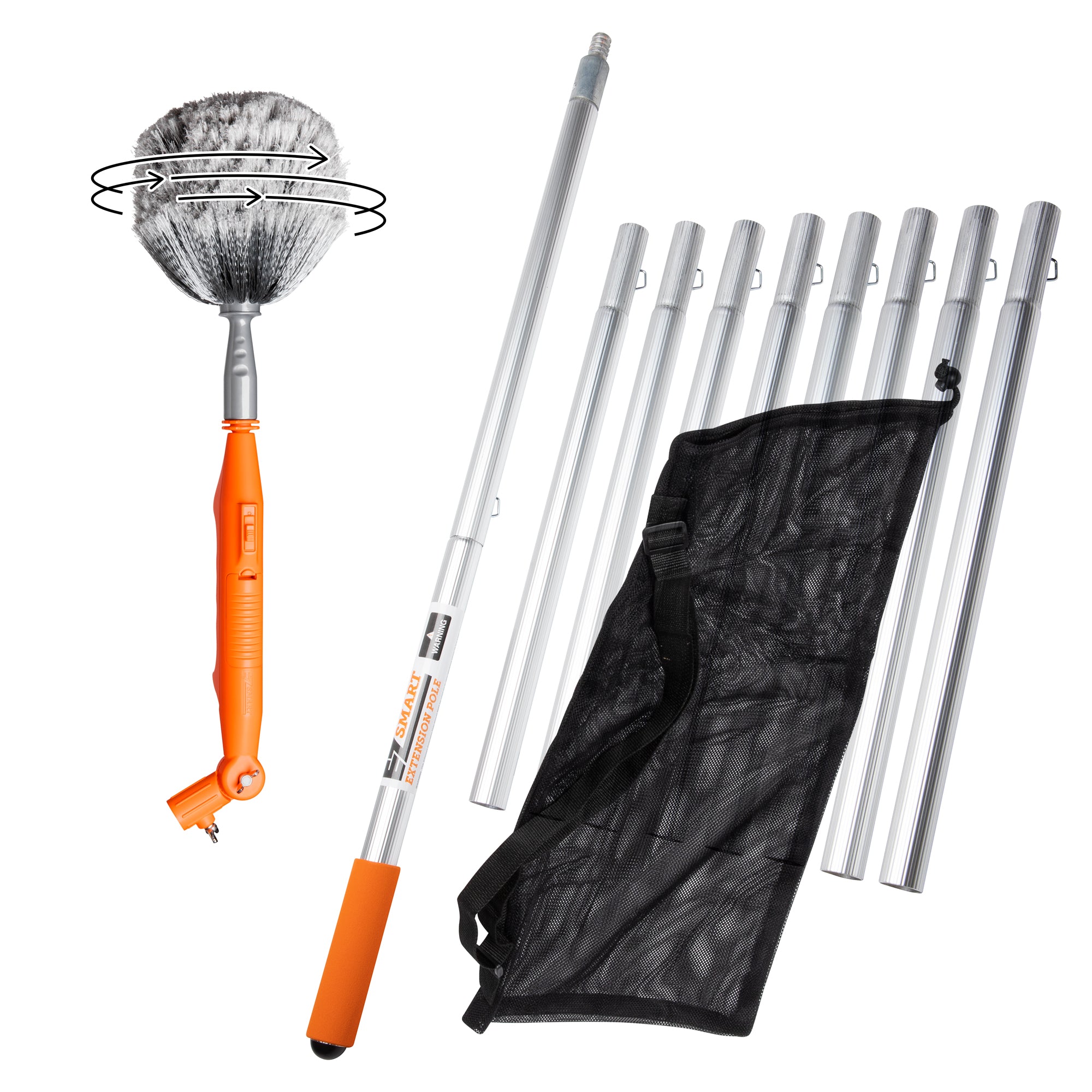 Power Cobweb Duster Kit with 16' Extension Pole