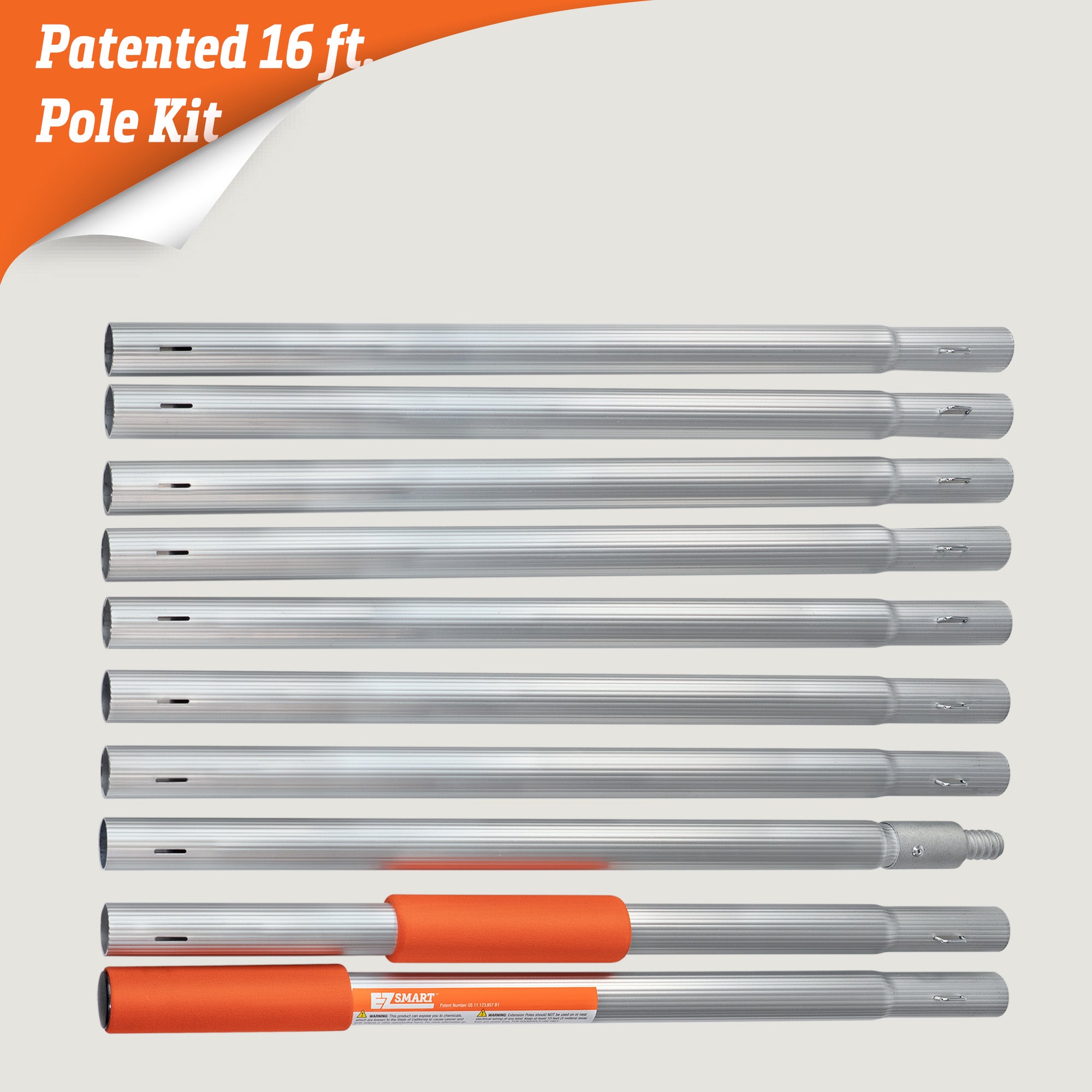 16' Extension Pole Kit – EZ Smart Tools