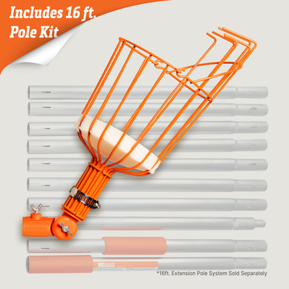 Fruit Picker Kit with 16' Extension Pole