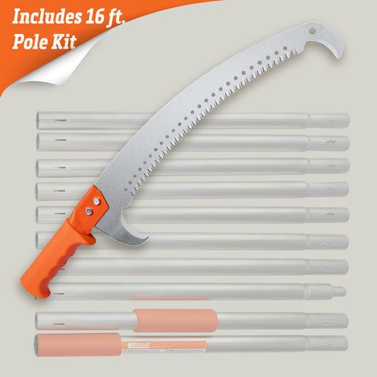 Pruning Saw Kit with 16ft Extension Pole