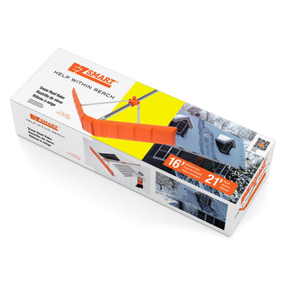 Snow Roof Rake with 16’ Extension Pole